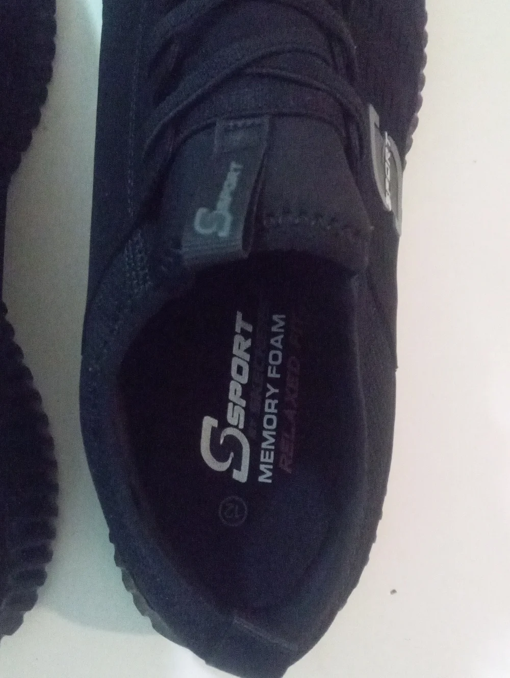S Sport By Skechers Mens Black Lace Up Sz 12 NWOT New $54.99 Memory Foam